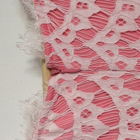 DownEast Fairycore Cottagecore 90's Y2K Grunge Lace Pink Dress Small - Picture 7 of 9